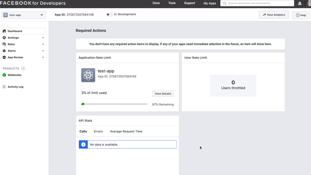 Getting Facebook App credentials